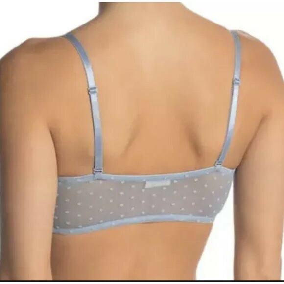 Free People Intimately Bandeau Bra Small Sierra Convertible Stretch Light Blue - Picture 3 of 11